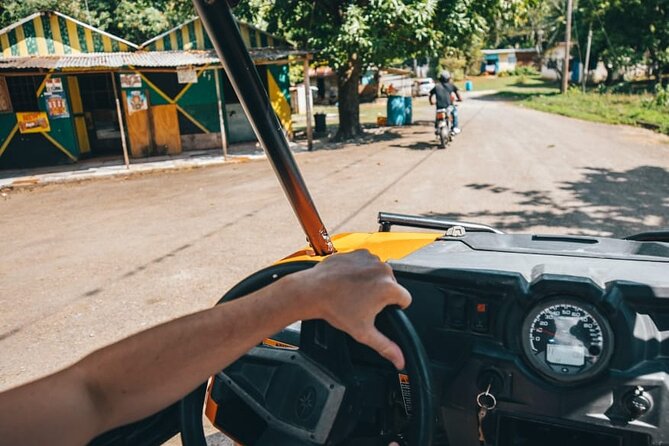 Rastasafari ATV Experience - A village stop with a local view