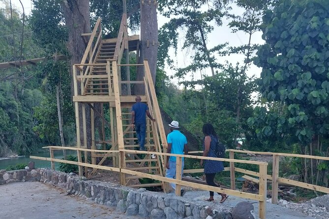 Rio Nuevo Village Ziplining - Three lines, three different moments
