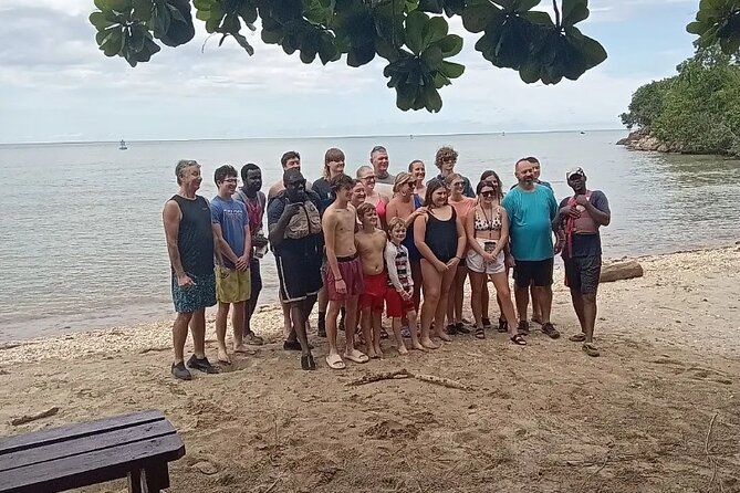 River Rapids Tubing and Beach Visit with Private Transportation - Getting ready beside the Rio Bueno