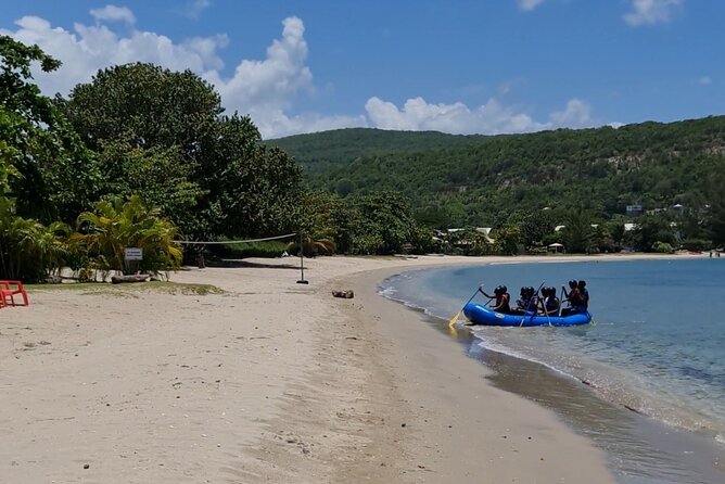 River Rapids Waterfalls Rafting and Beach Adventure - Bengal Bay: the reward at the end