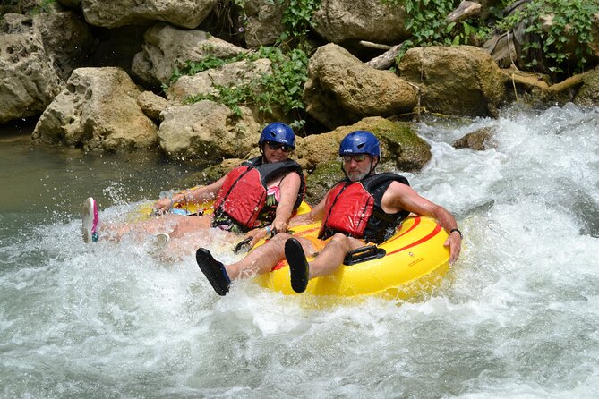 River Rapids Waterfalls Tubing and Beach Adventure with Transport - The raft change near the river delta
