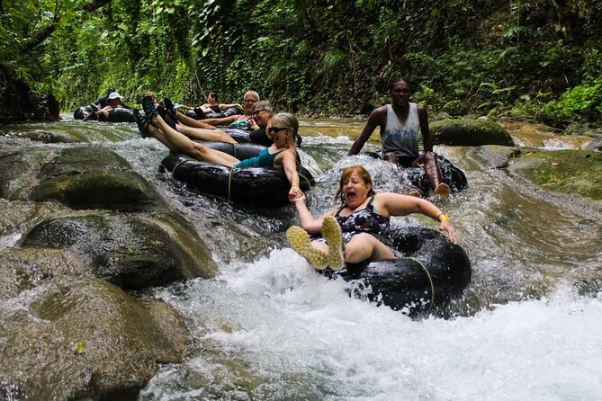 River Tubing with Private Transportation from Montego Bay - Small rapids, the old stone bridge, and the river delta