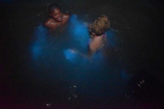 World famous Luminous lagoon Night tour with transportation - The 4 to 6 foot swim