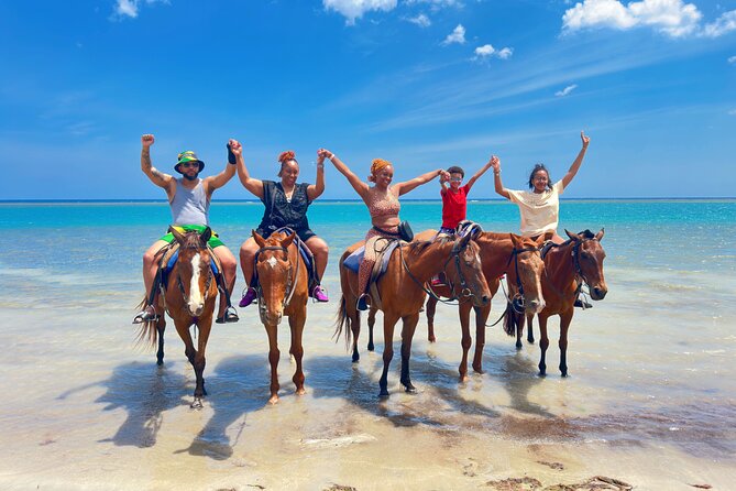 Zipline, Dunn’s River Falls, Bamboo Rafting & Horseback Ride Tour - Key points before you book