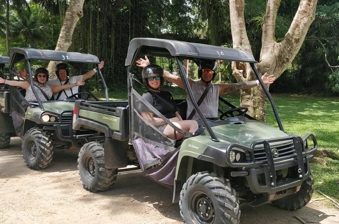 Zipline, Horseback Ride and Swim and Quad ATV bike in Negril - Ziplining supplies the biggest rush