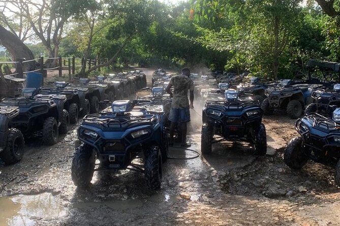 Zipline, Horseback Ride, ATV and Catamaran from Montego Bay - ATV riding across the countryside
